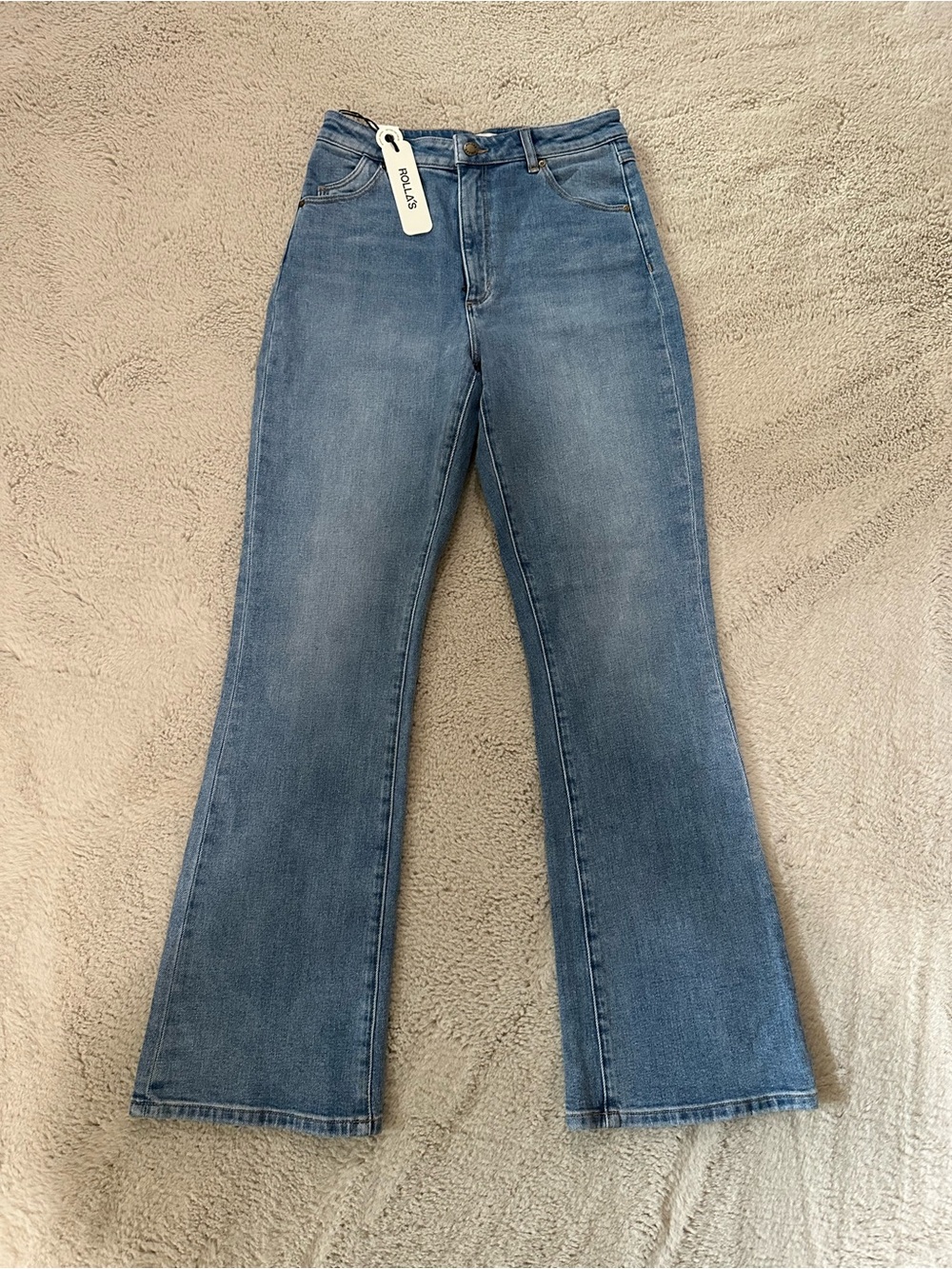 ROLLA'S Light Blue High-Rise Flare Jeans